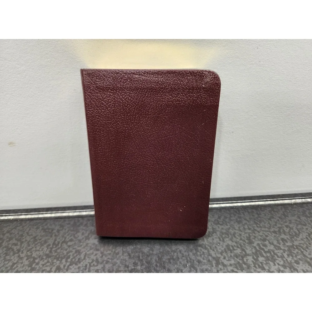 Hendrickson KJV Holy Bible Large Print Compact Reference Burgundy Bonded Leather